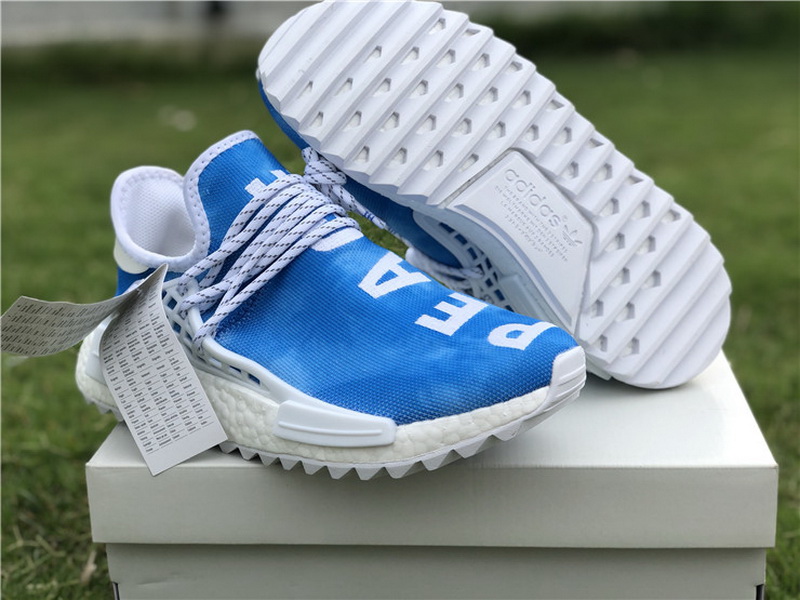 Super max Adidas NMD Human Race Pharrell China Exclusive Blue(98% Authentic quality)